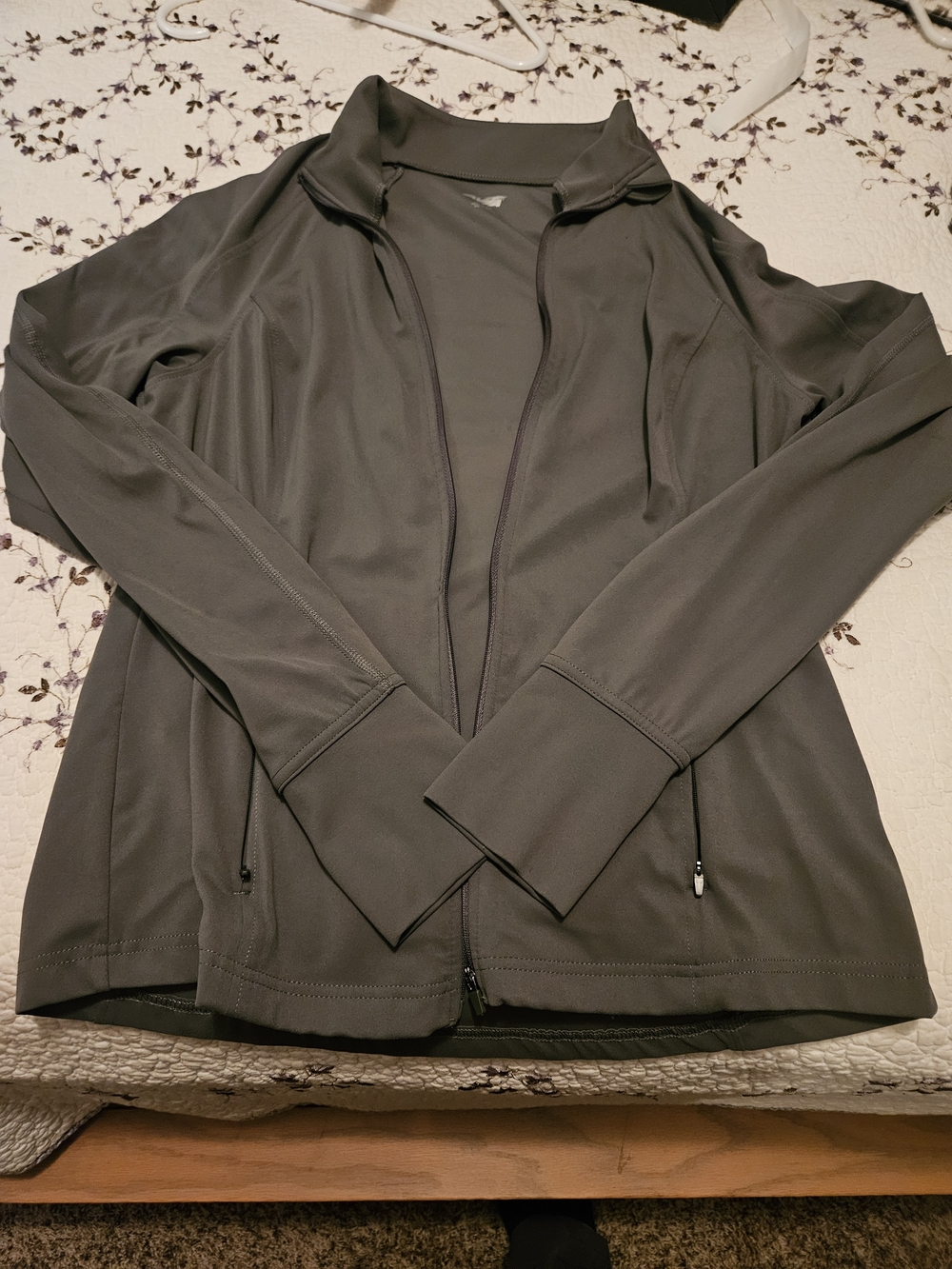 Avia Olive Green Utility Full-Zip Jacket